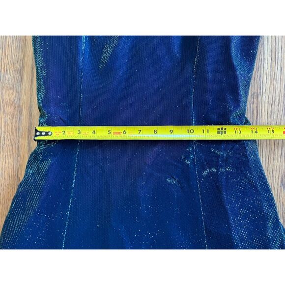 Vintage Scott McClintock Green Purple Y2K Glam Bead Strap Dress Women's Size 10 - Picture 13 of 13